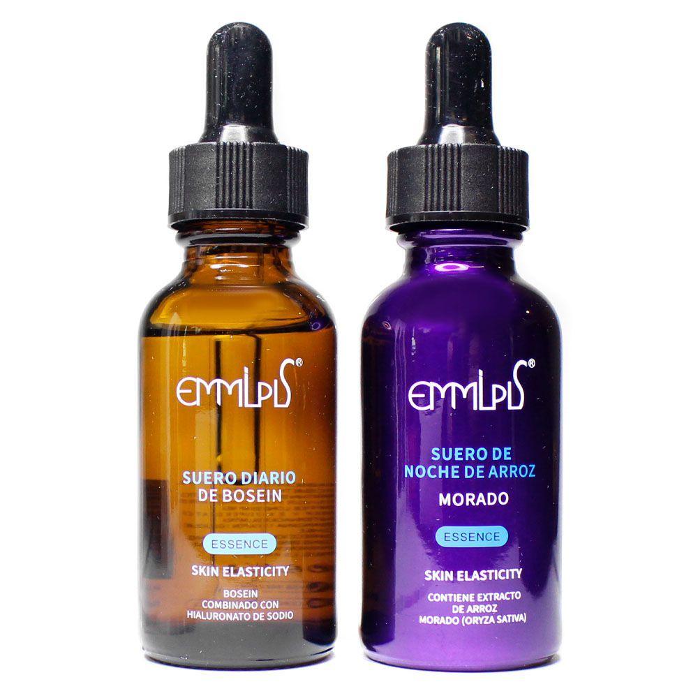 Serum facial día y noche + gel ojeras + masajeador facial-3