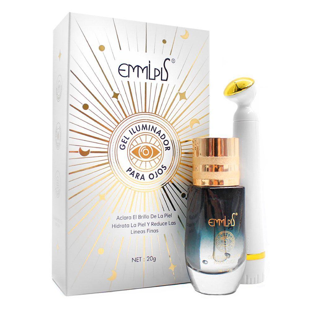 Serum facial día y noche + gel ojeras + masajeador facial-1