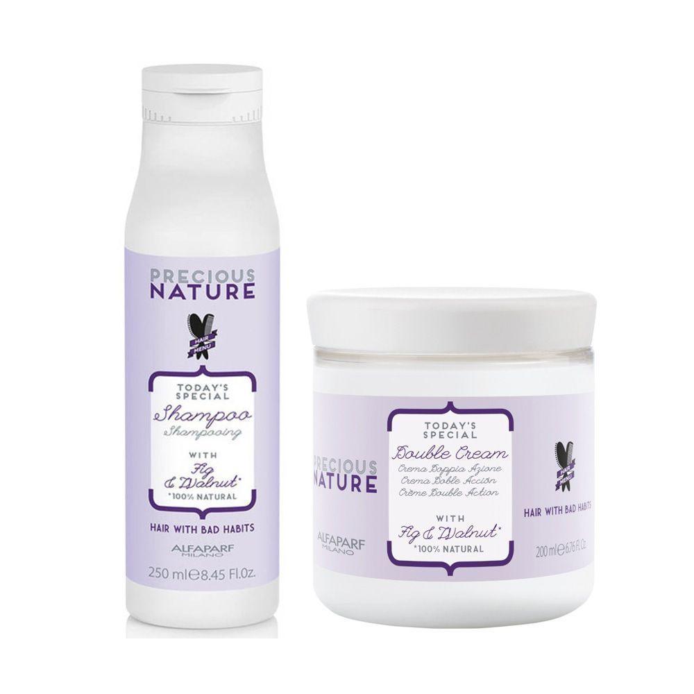 Shampoo + crema reparadora Bad Habits Alfaparf-0