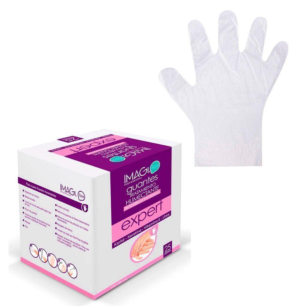 25 pares de guantes de manos hidratantes karité vitamina E keratina-0