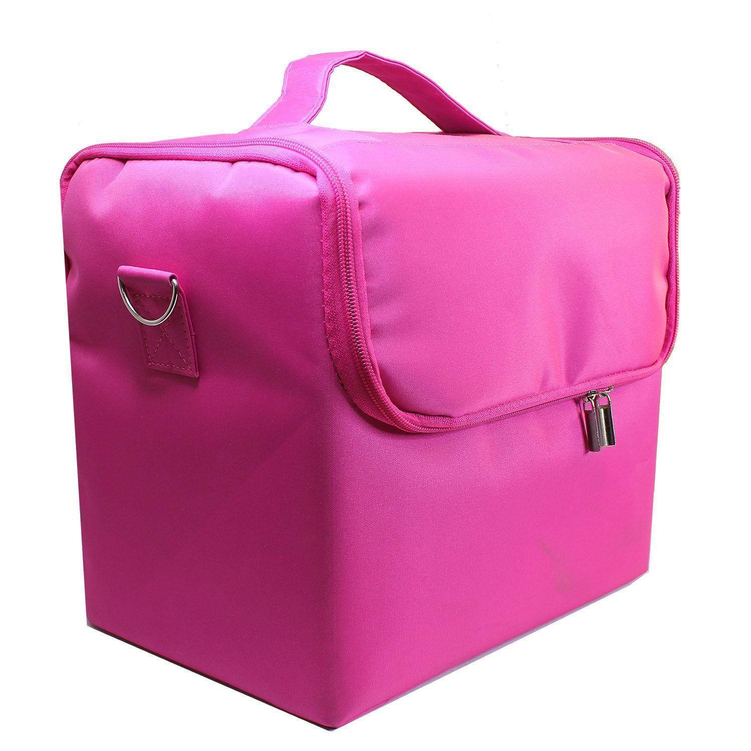 Maleta maquillaje de mano manicure Rosado CVL-0