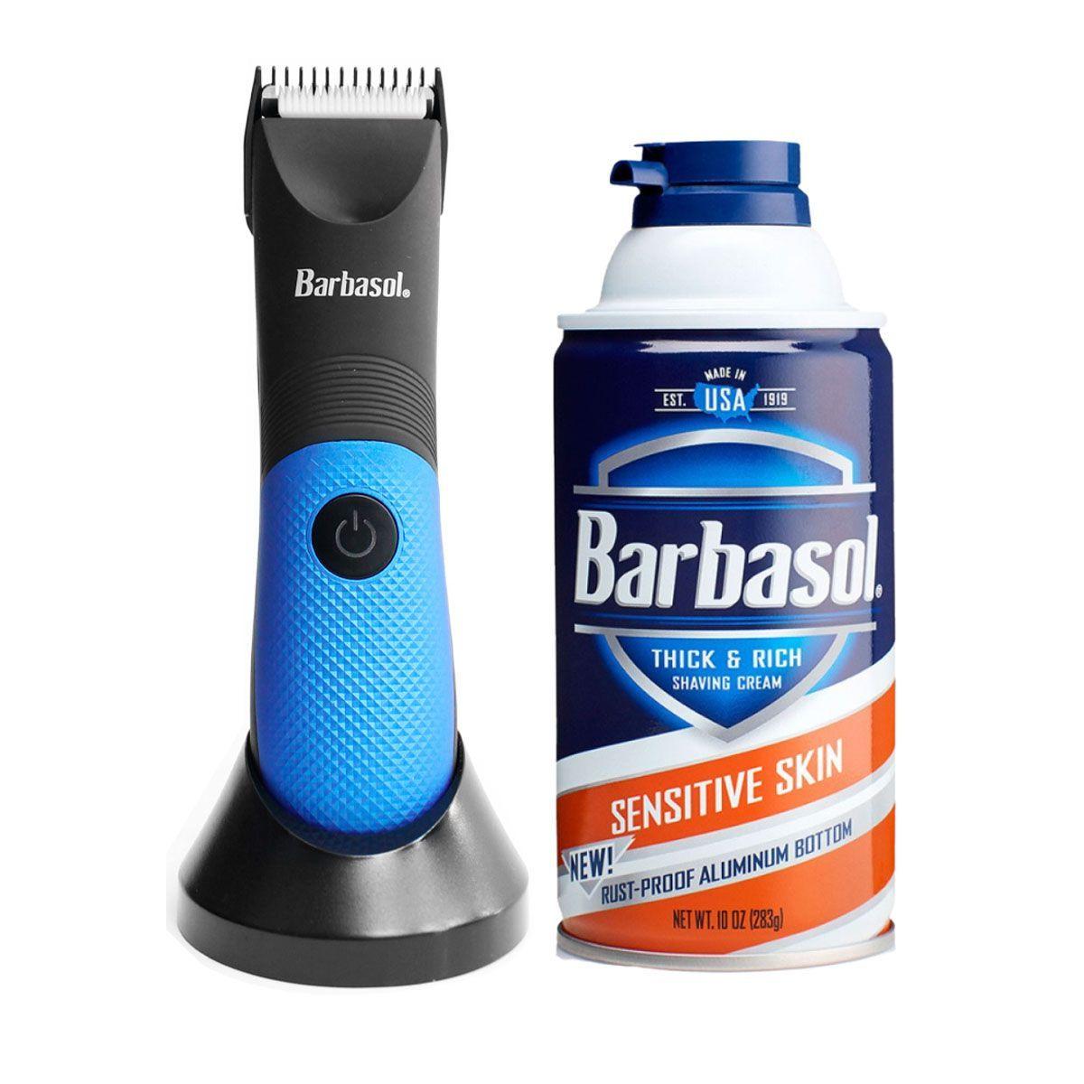 Desvelladora y afeitadora corporal espuma afeitar Barbasol-0