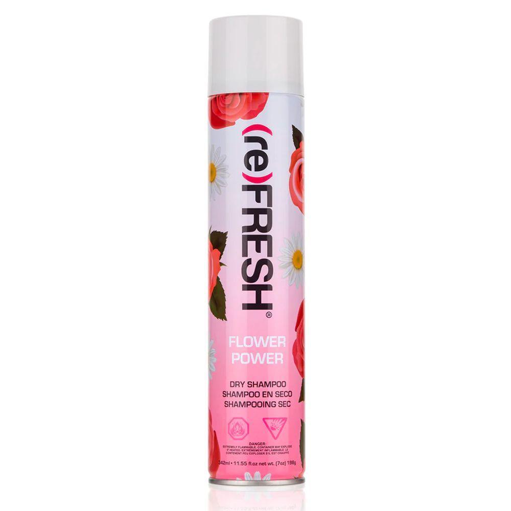 Kit shampoo seco flower power Refresh + cepillo desenredante-1