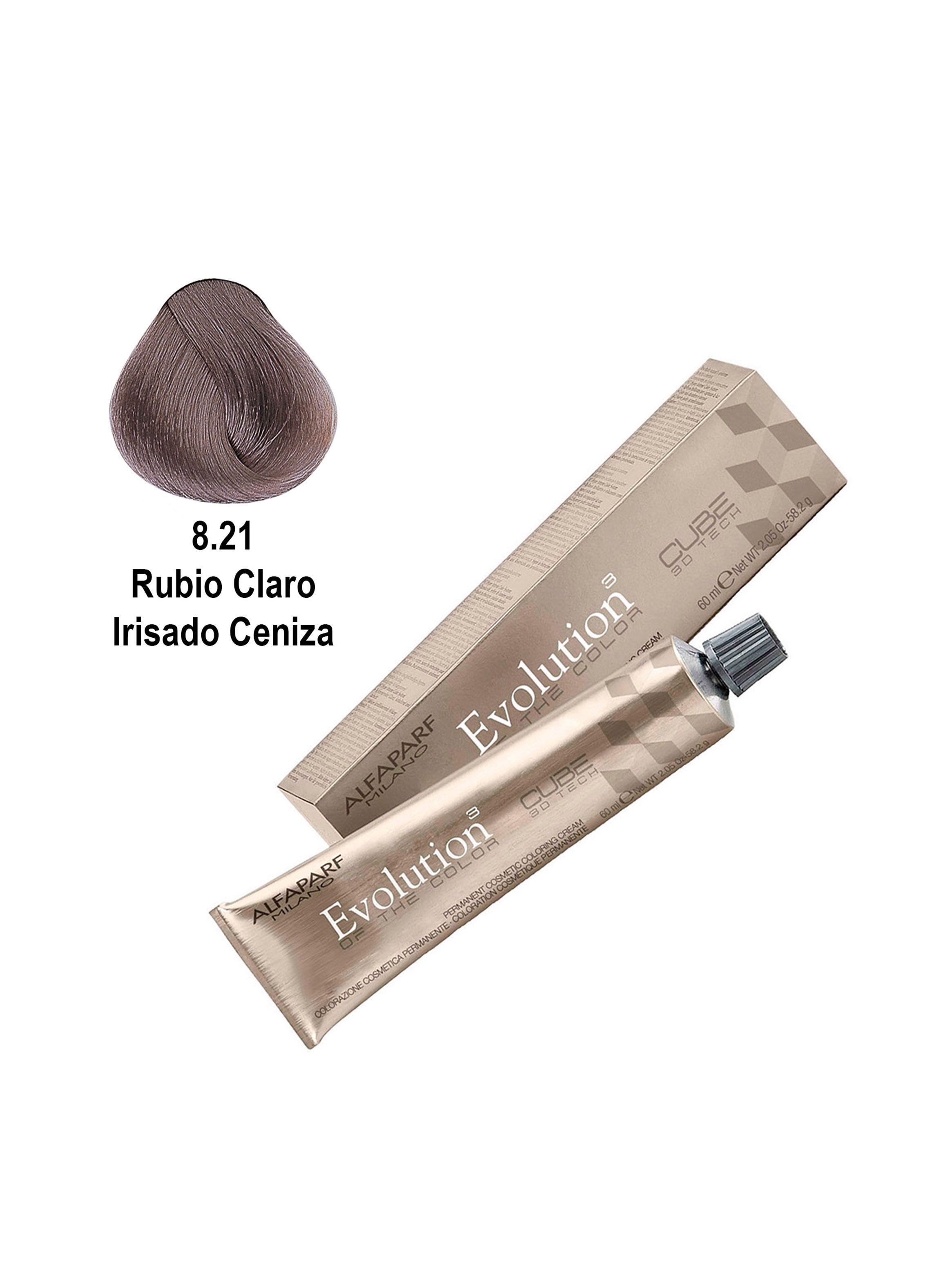Tintura Profesional Para Cabello Alfaparf Evolution N° 8.21-1
