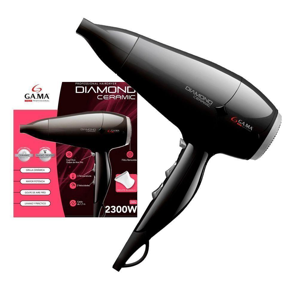 Secador profesional antibacterial pelo cerámica 2300W Gama-0