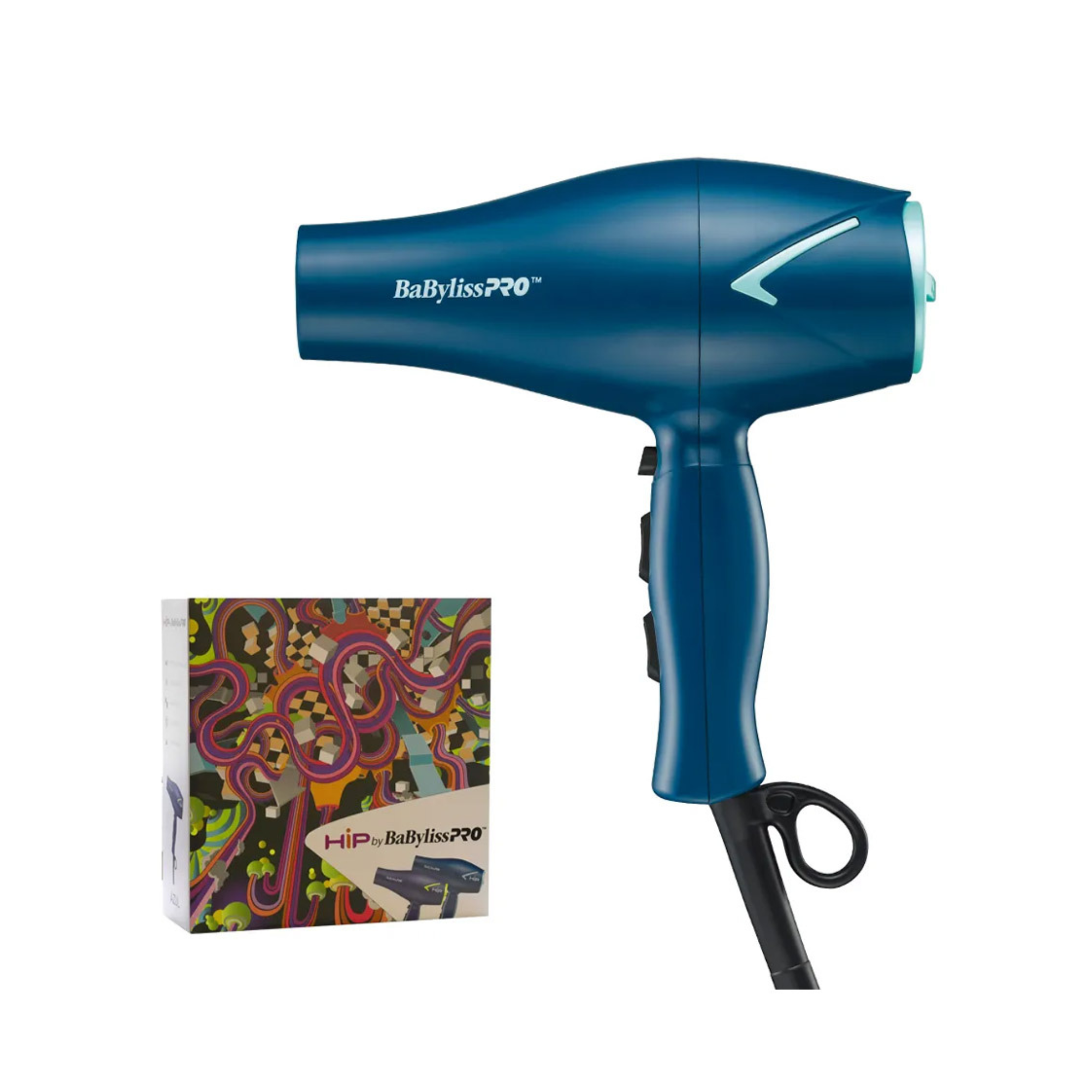Secador pelo Hip Babyliss + Cepillo eléctrico brushing Gama-1