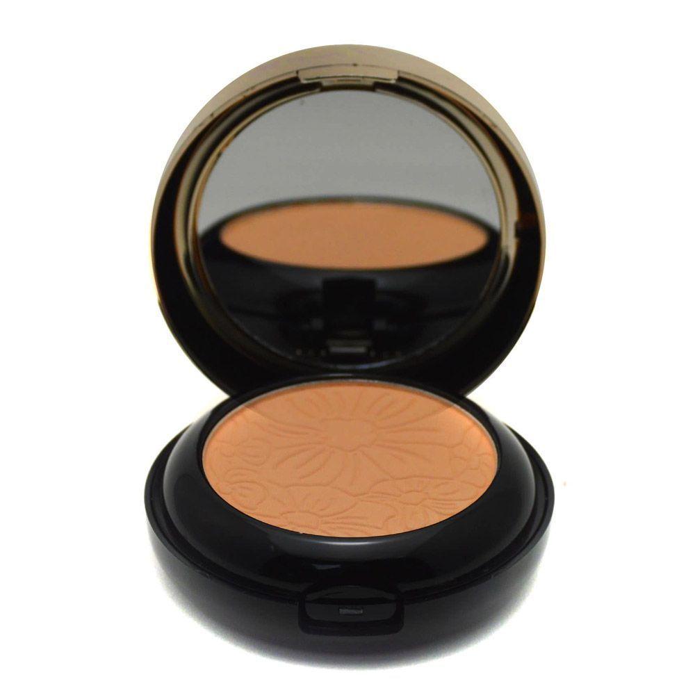 Polvo compacto doble matte e iluminador espejo y esponja Natural-1