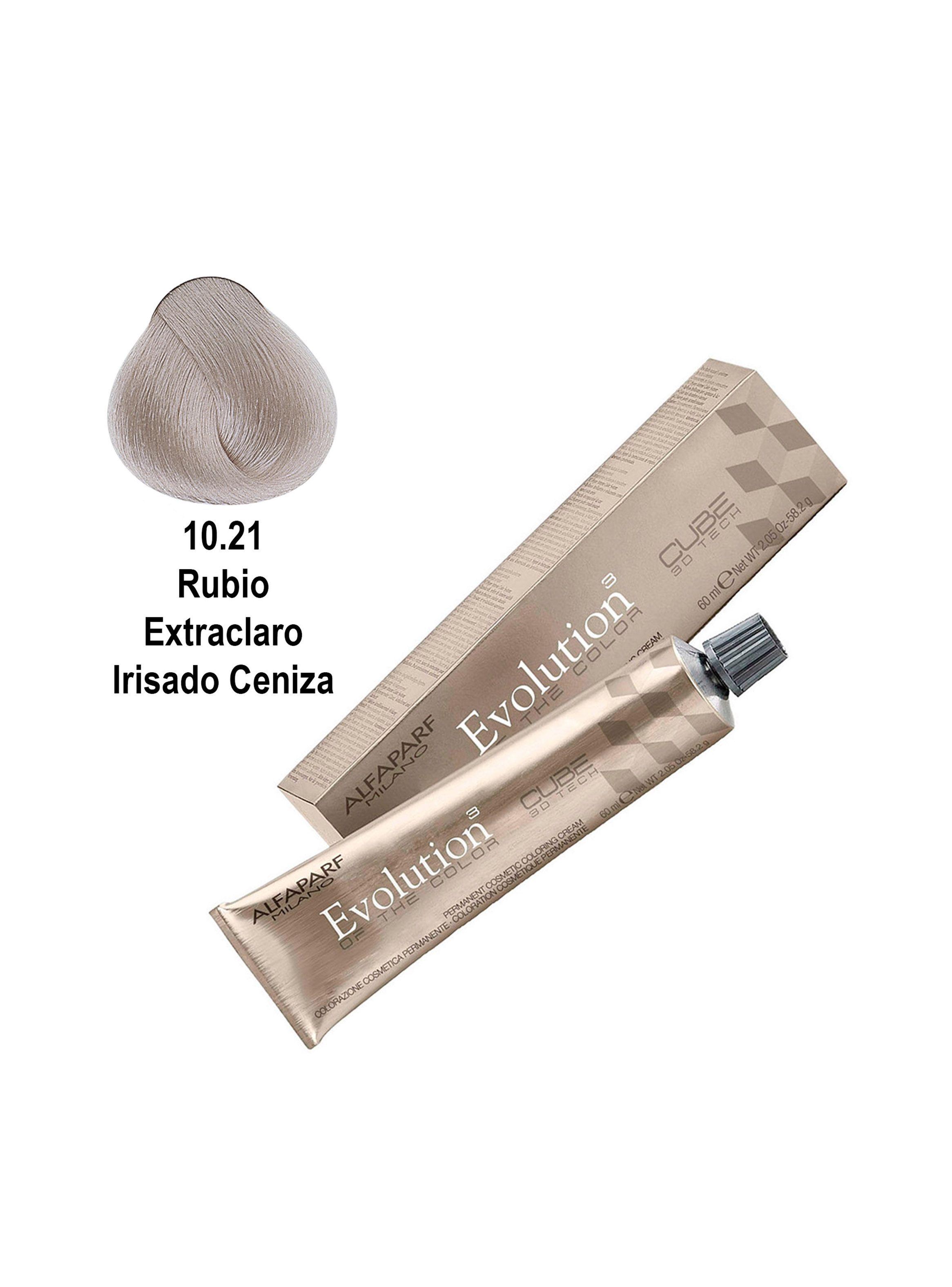 Tintura Profesional Alfaparf Evolution 10.21 + Oxidante Vol.20-2