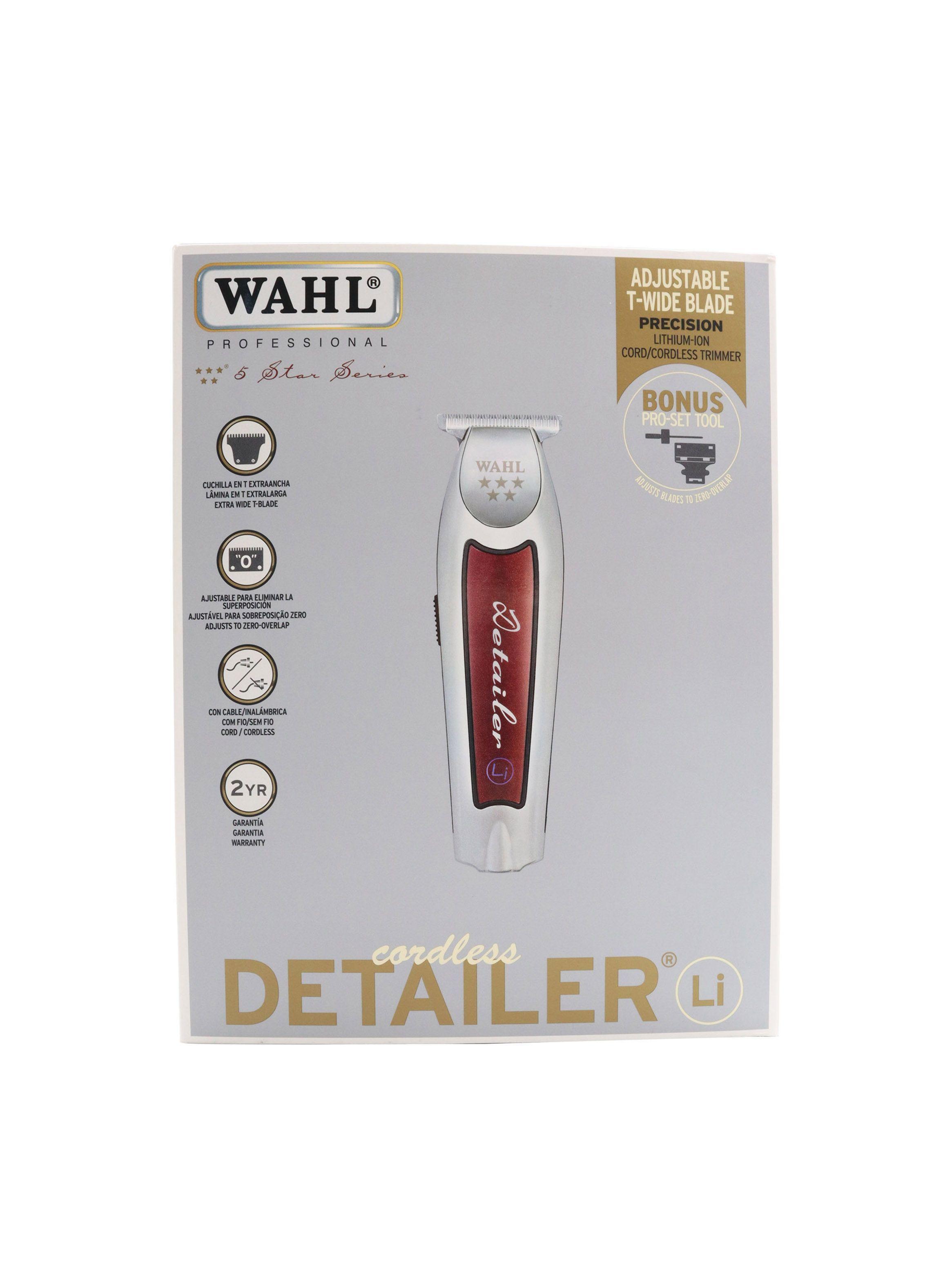 Cortapelo Trimmer Detailer Li profesional inalámbrica Wahl-5