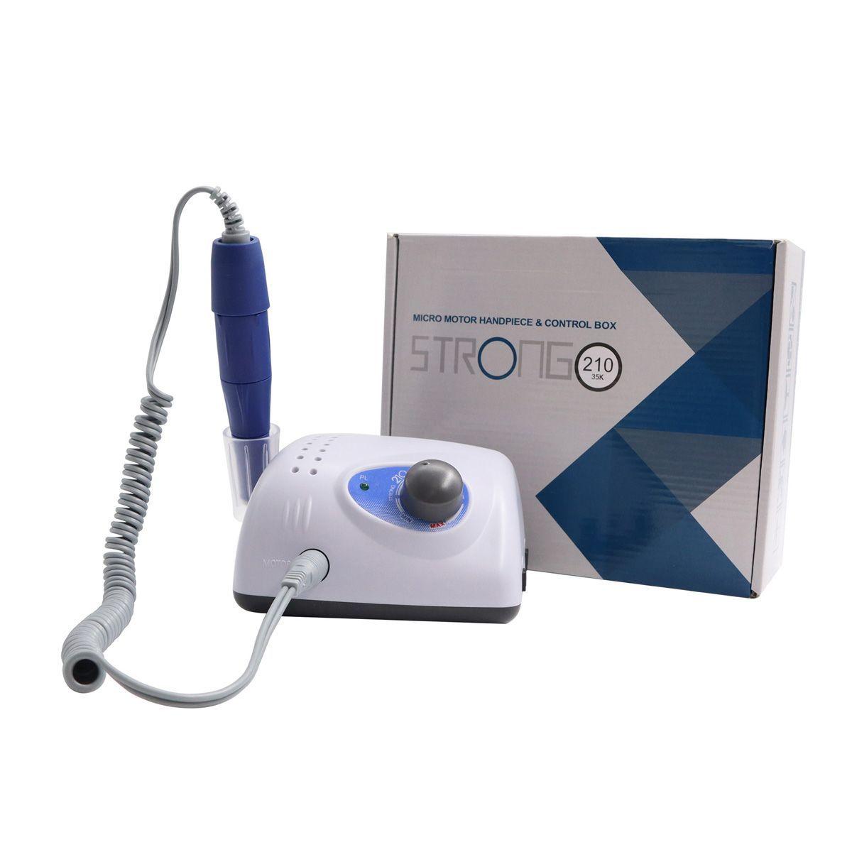 Micromotor Strong Torno 35k Fresa Ceramica Podologia-3