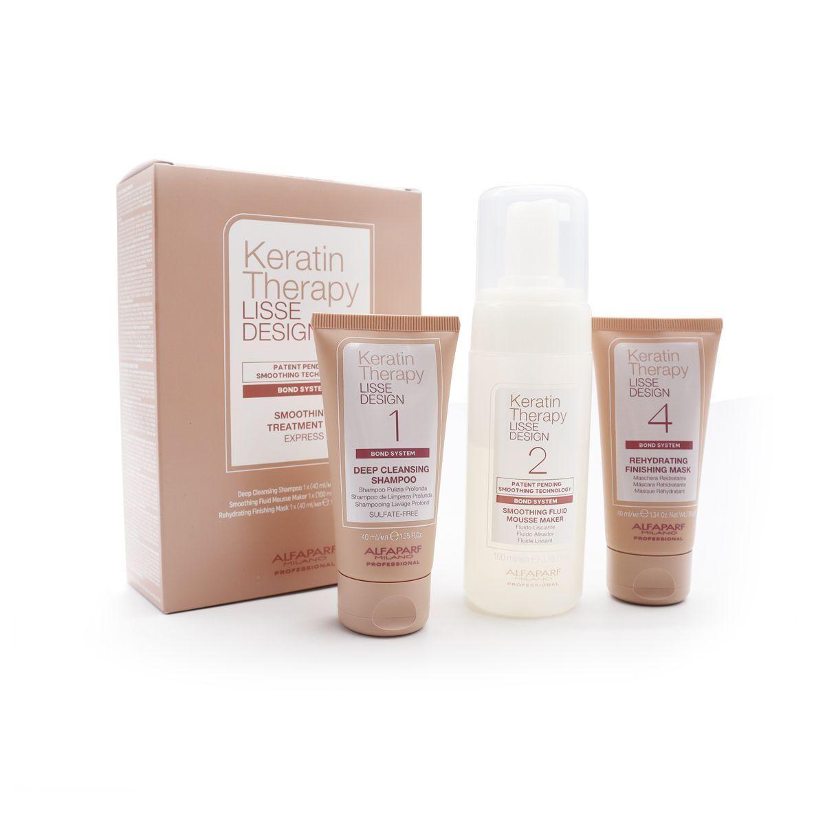 Kit alisado express reparación pelo Keratin Therapy Alfaparf-0