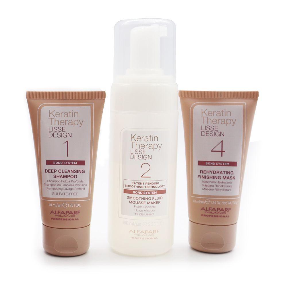 Kit alisado express reparación pelo Keratin Therapy Alfaparf-1