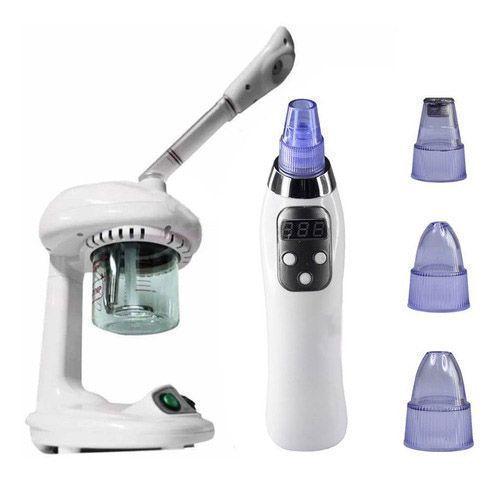 Vaporizador Facial Ozono + Extractor Puntos Negros-0