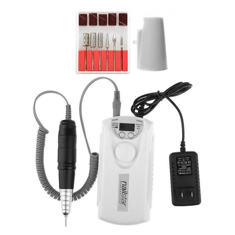 Set torno portátil recargable + aspiradora manicure CVL -1