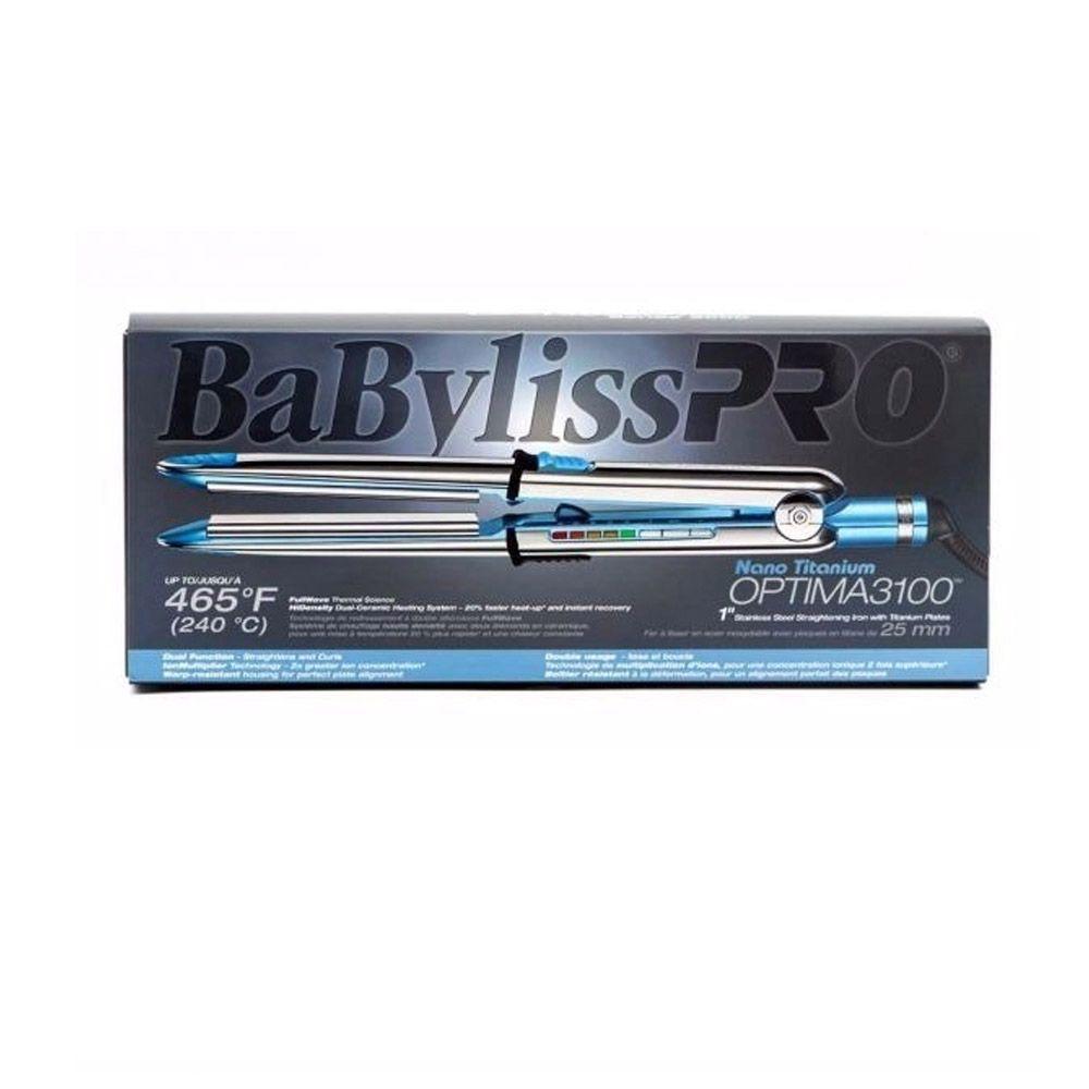Plancha Óptima 3100 BaByliss Pro profesional alisa y ondula-3