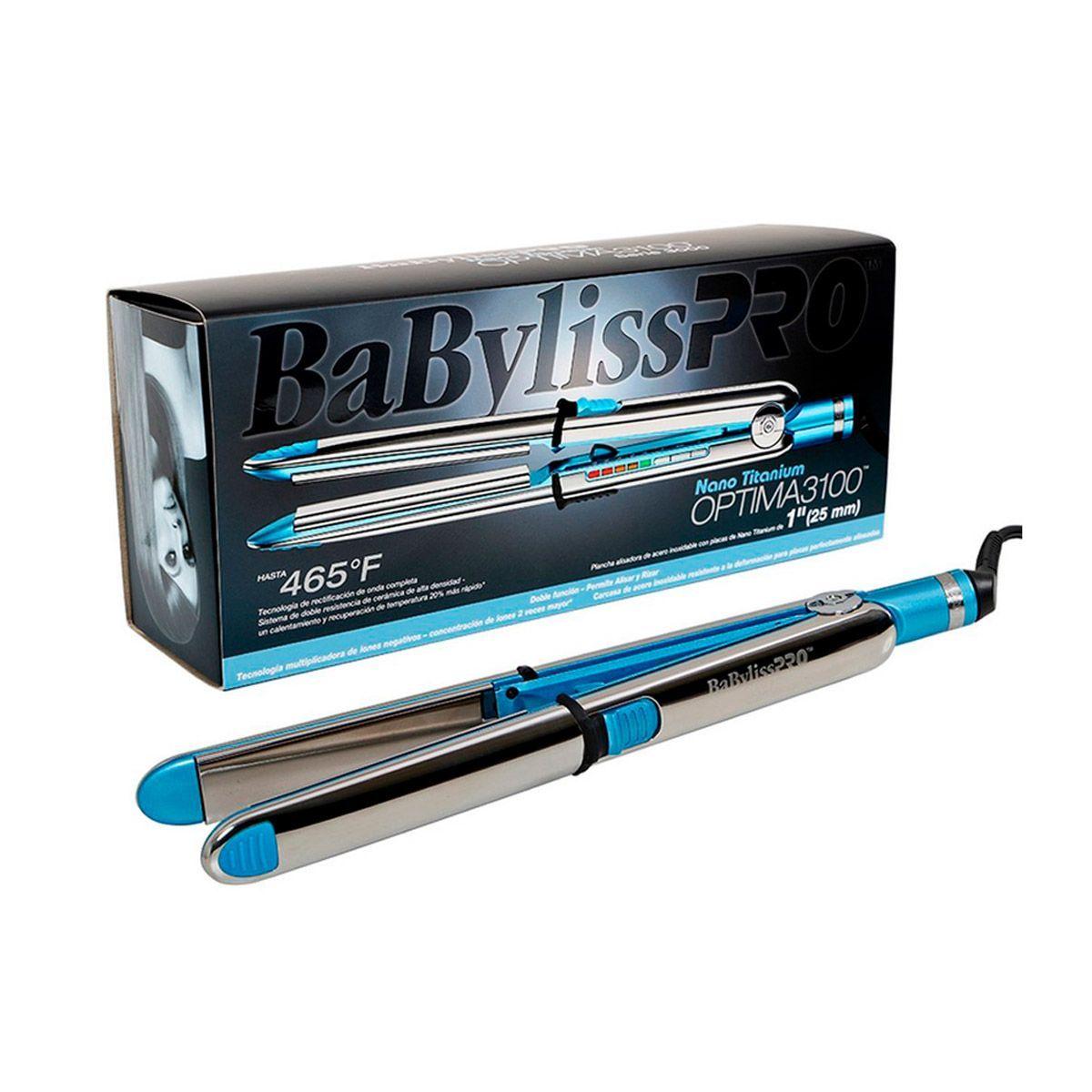 Plancha Óptima 3100 BaByliss Pro profesional alisa y ondula-0