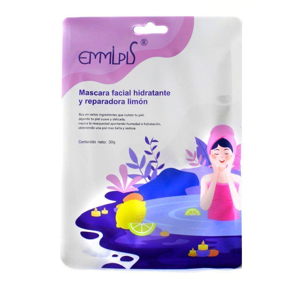 Máscara facial hidratante nutritiva limón Cvl-0