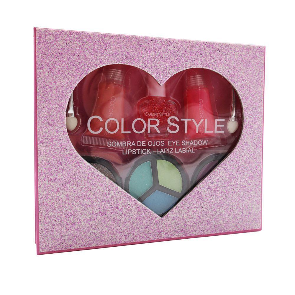 Set de maquillaje Sombras de ojos Lip gloss Esmalte-6