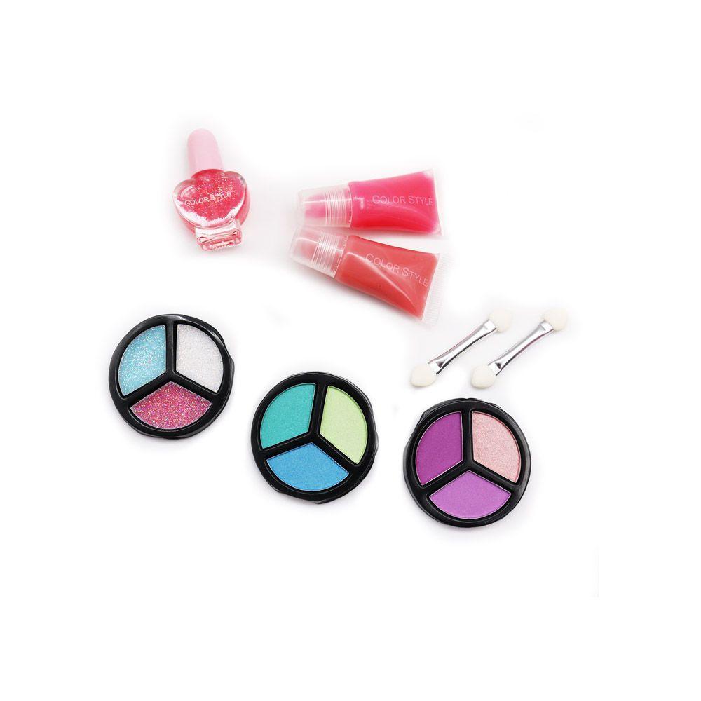 Set de maquillaje Sombras de ojos Lip gloss Esmalte-2