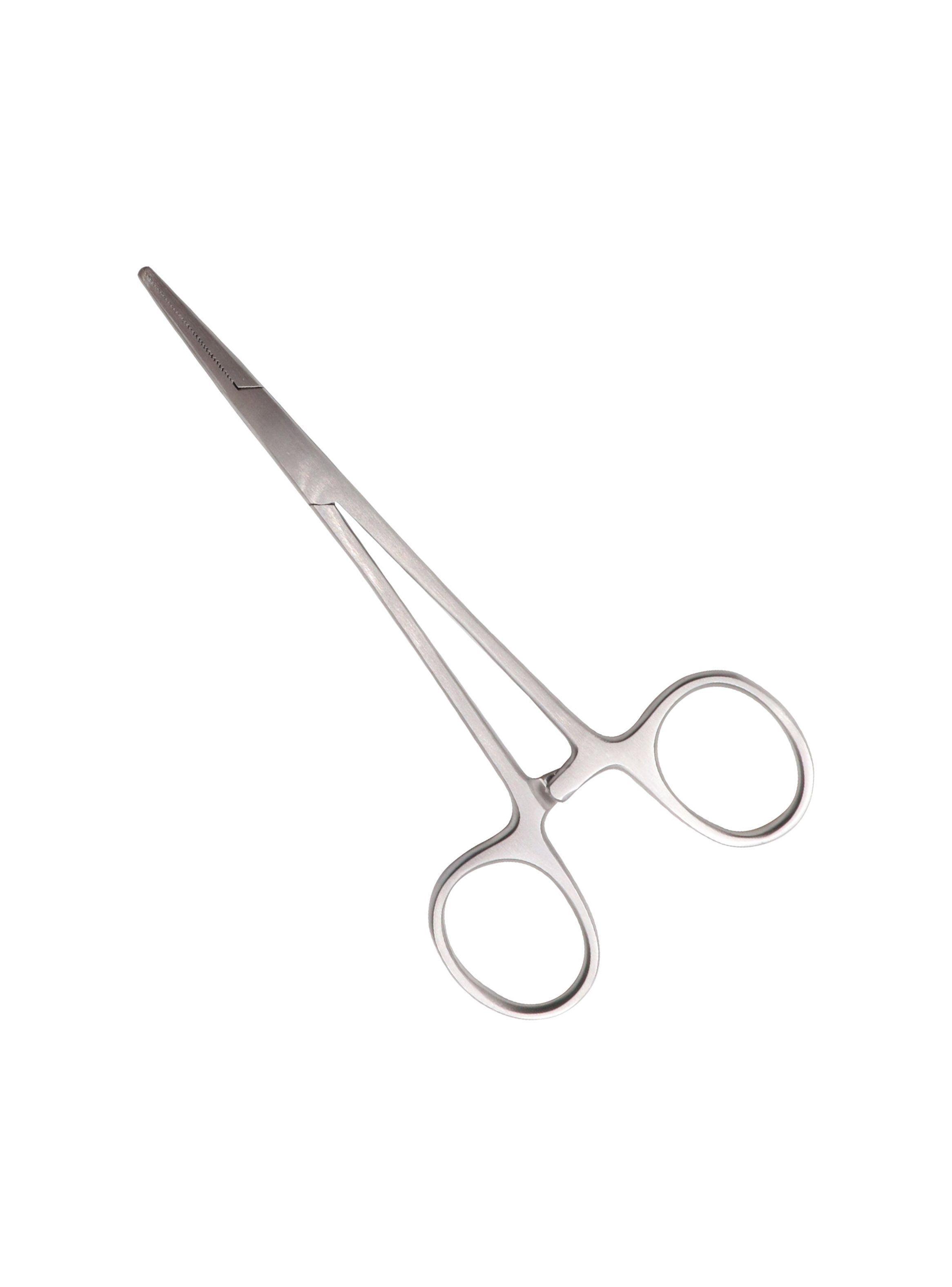 Pinza Mosquito recta 13cm Acero inoxidable profesional-0