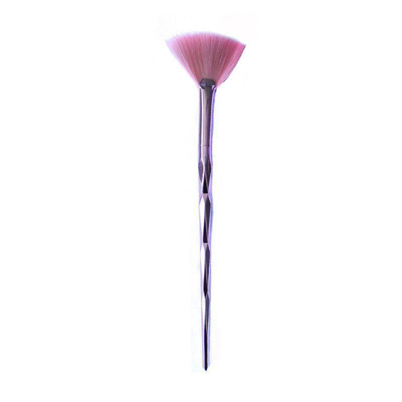Brocha abanico maquillaje aplicación máscara-0