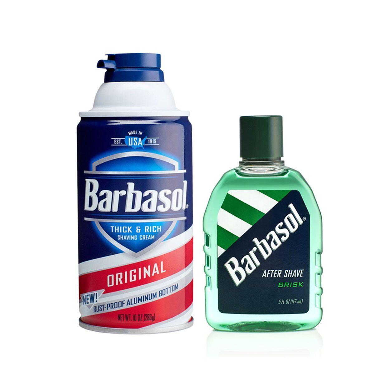 Crema espuma afeitar Original + loción after shave Barbasol-0