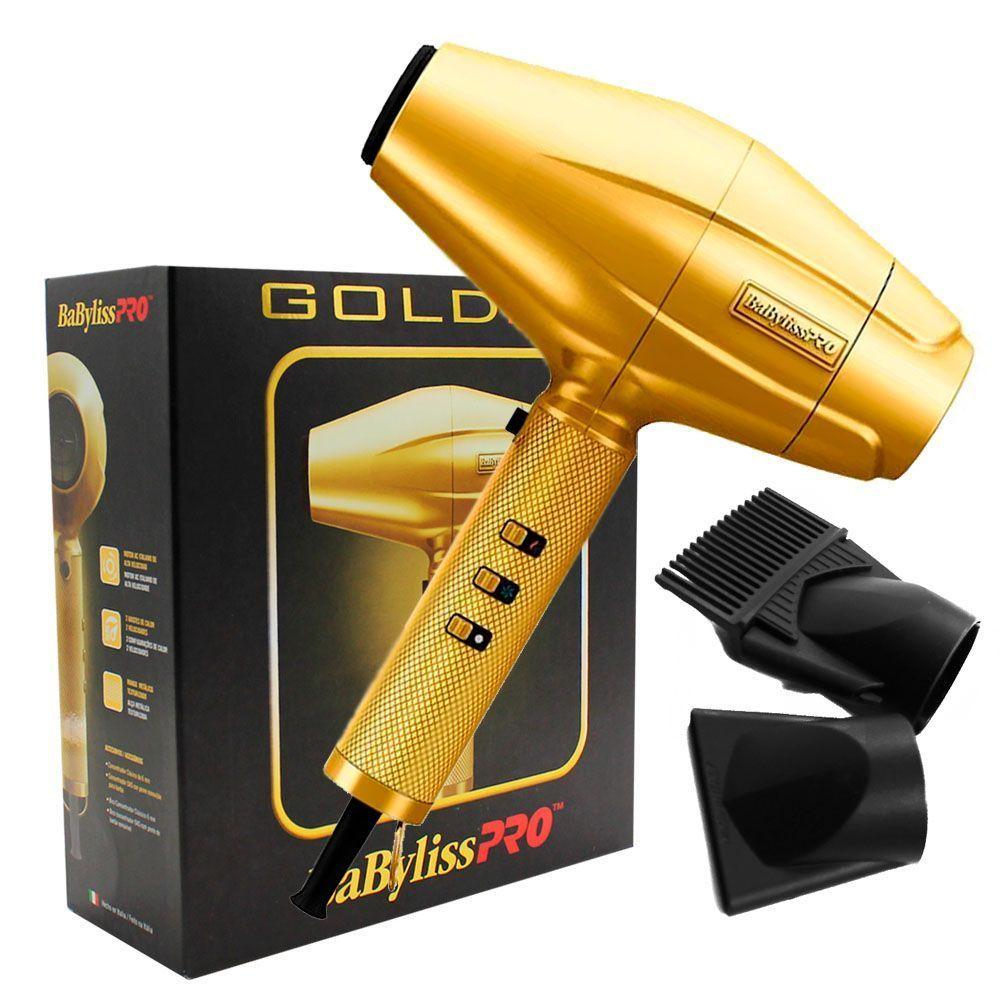Secador de pelo Babyliss Pro Gold FX barberia 2000w Italia-1