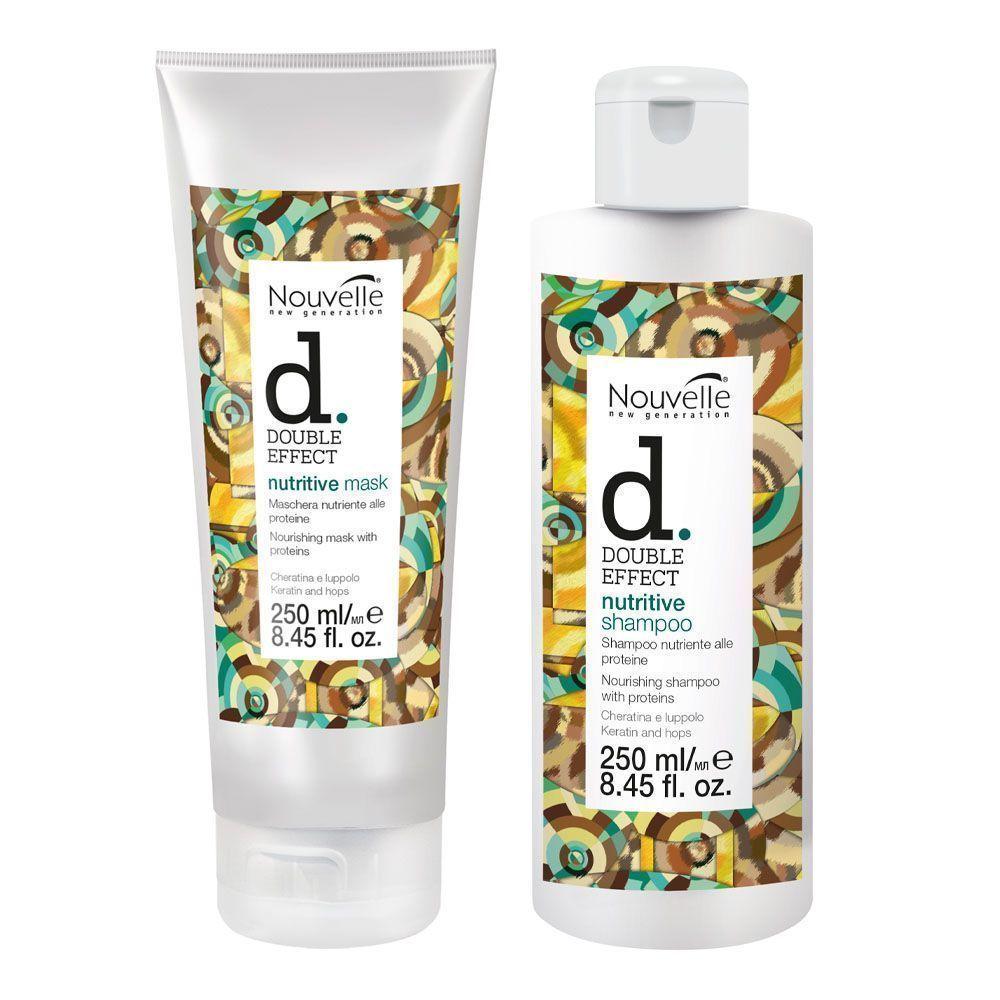 Shampoo mask pelo seco nutritivo keratina Italia Nouvelle-0