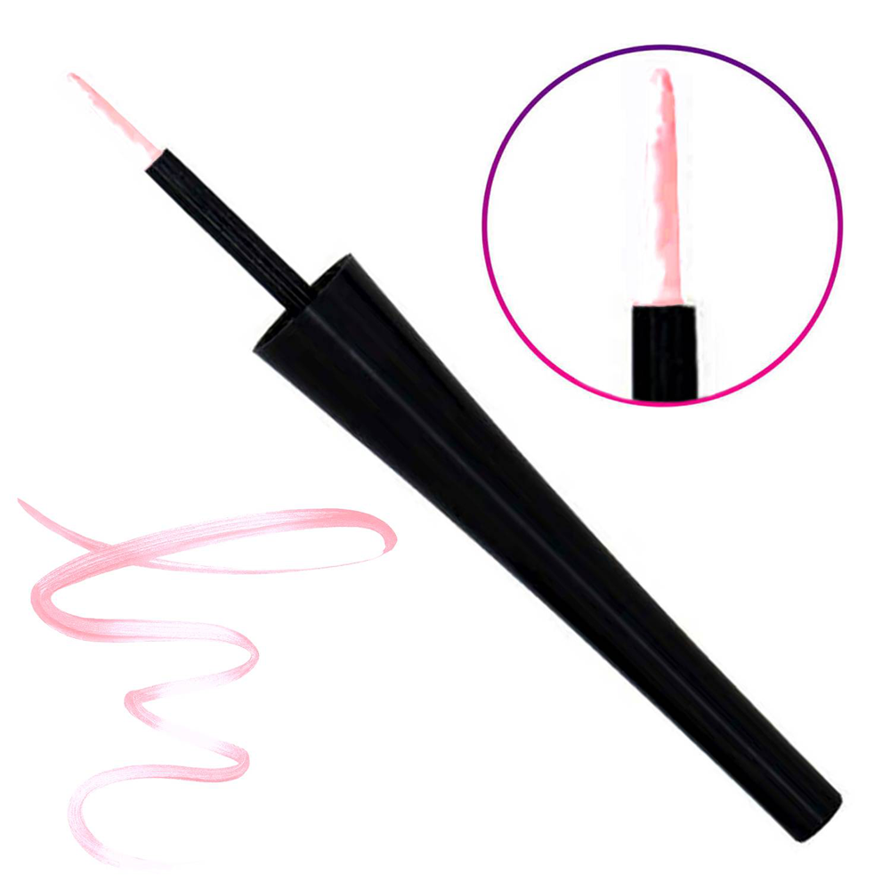 Delineador de Ojos metalizado watherproof Color Style Rosado-2