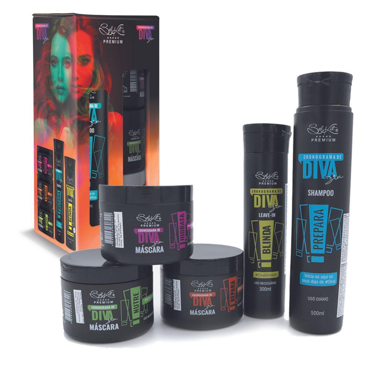 Shampoo + 3 máscaras y crema peinar nutrición Belkit Brasil-0