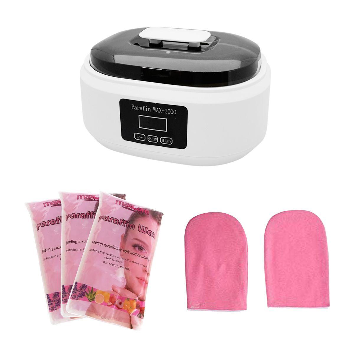 Kit Olla calentador parafina 2 lt 2000w + parafina + mitones-0