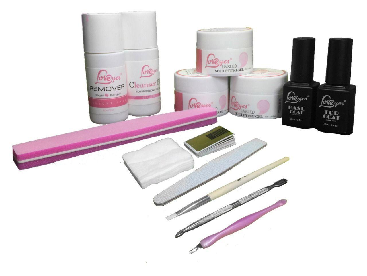 Kit Uñas Profesional Gel Uv. Manicure Loveyes-1