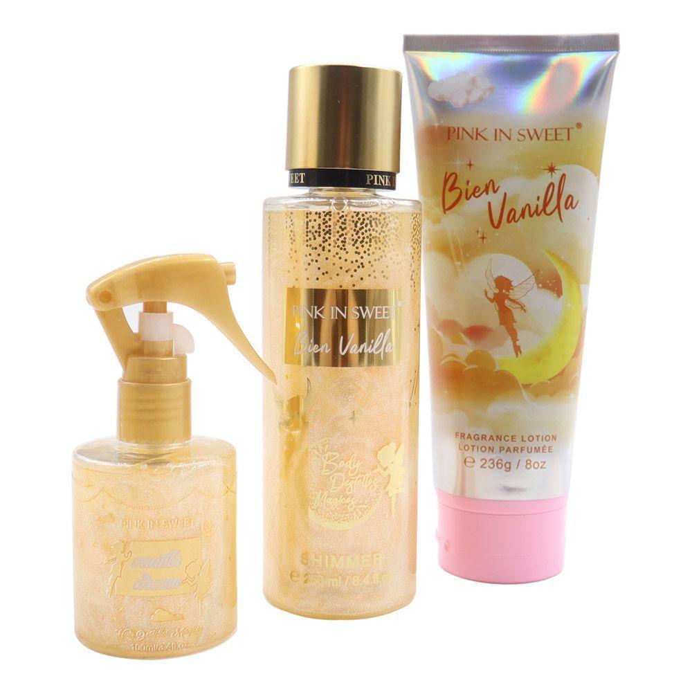 Polvo de hada crema splash corporal brillo capilar vainilla-1