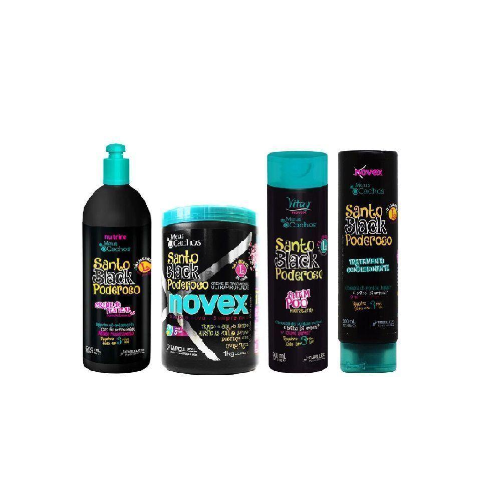 Novex Rulos + Acond + Crema Masaje y Peinar-0