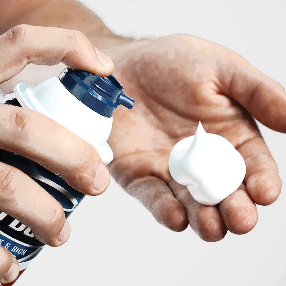 Crema espuma de afeitar rostro cara Barbasol piel sensible-3