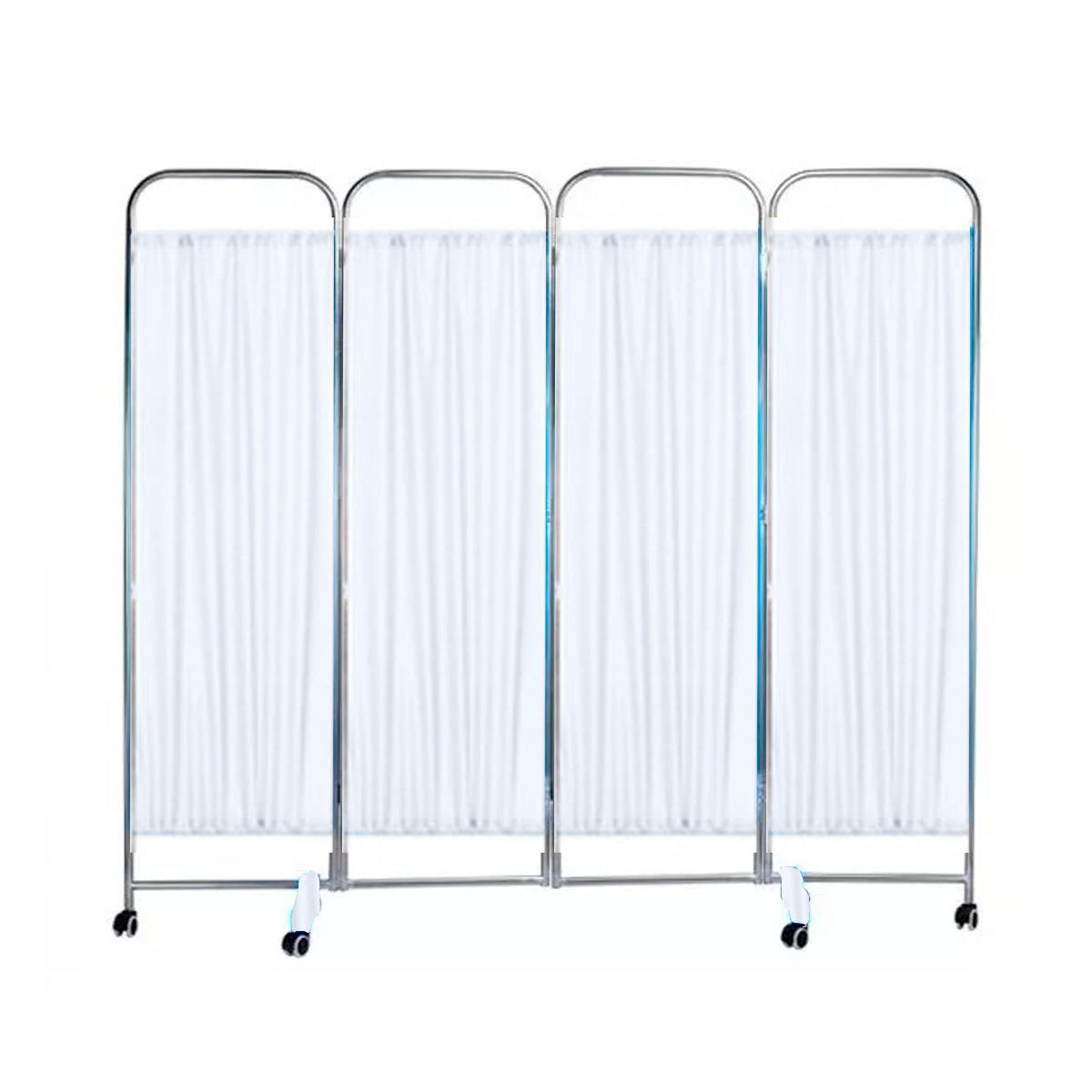 Biombo clínico plegable 4 cuerpos portátil-1