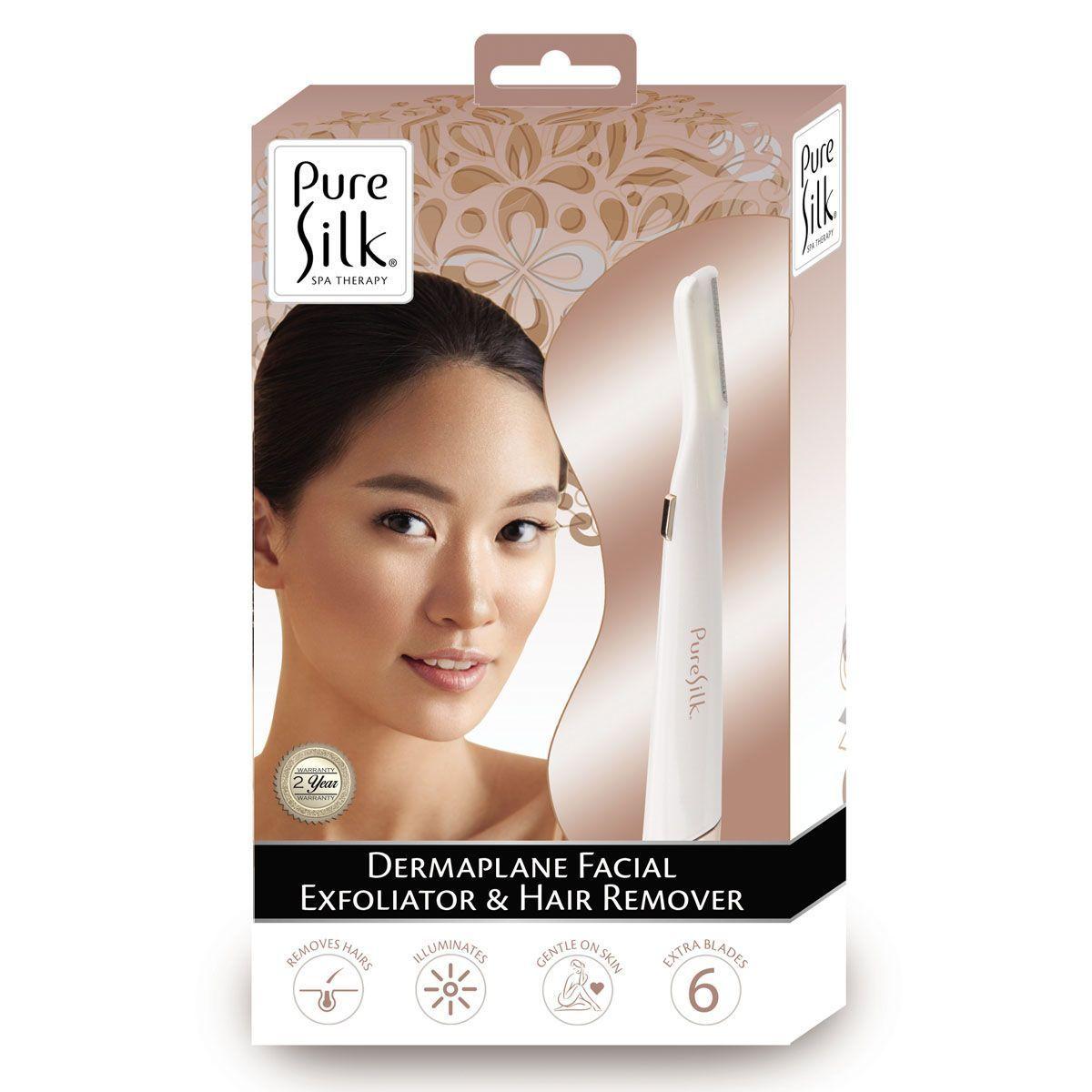 Depilador de vello facial Pure Silk + Set perfilado de ceja-1