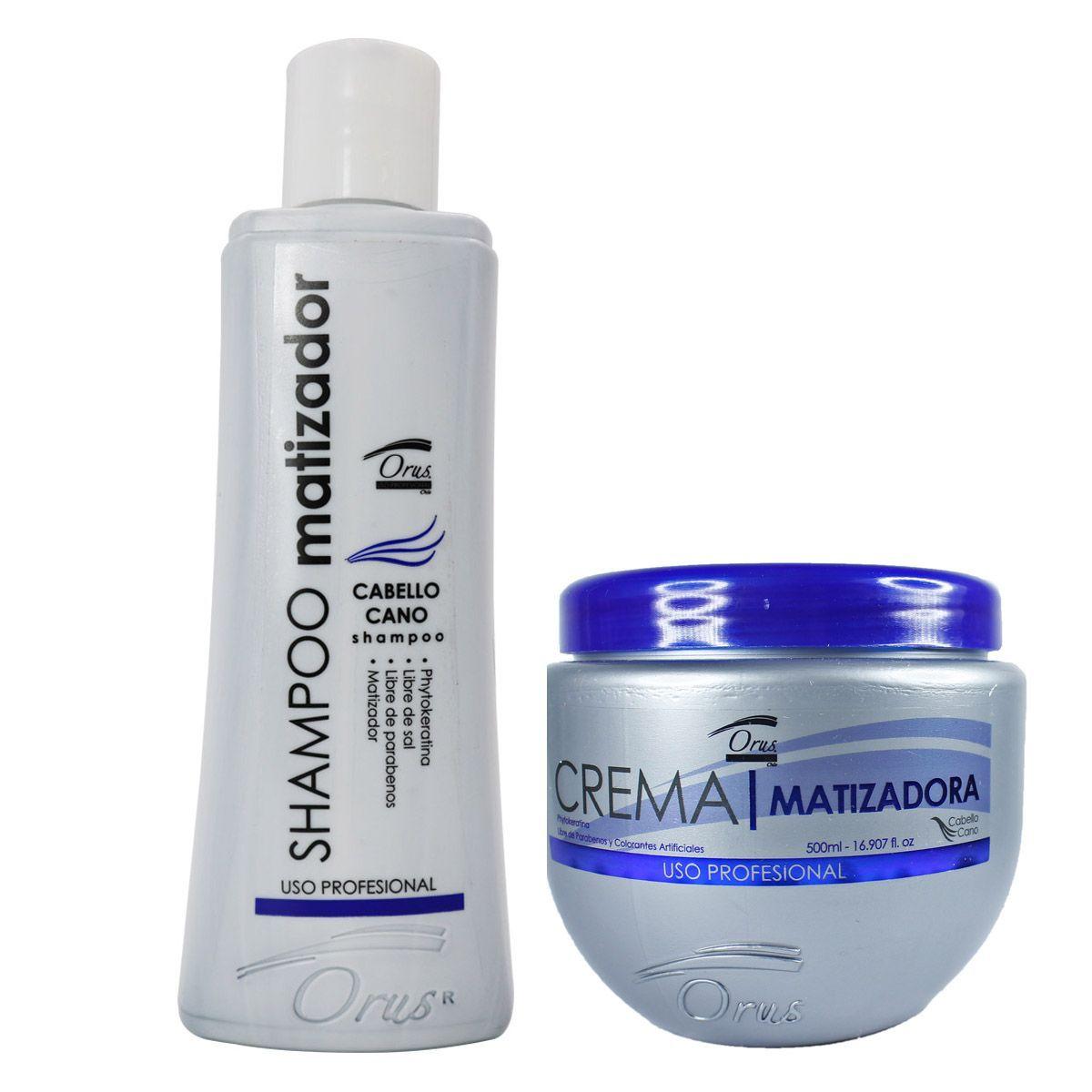 Kit Matizador Crema + Shampoo Azul-0