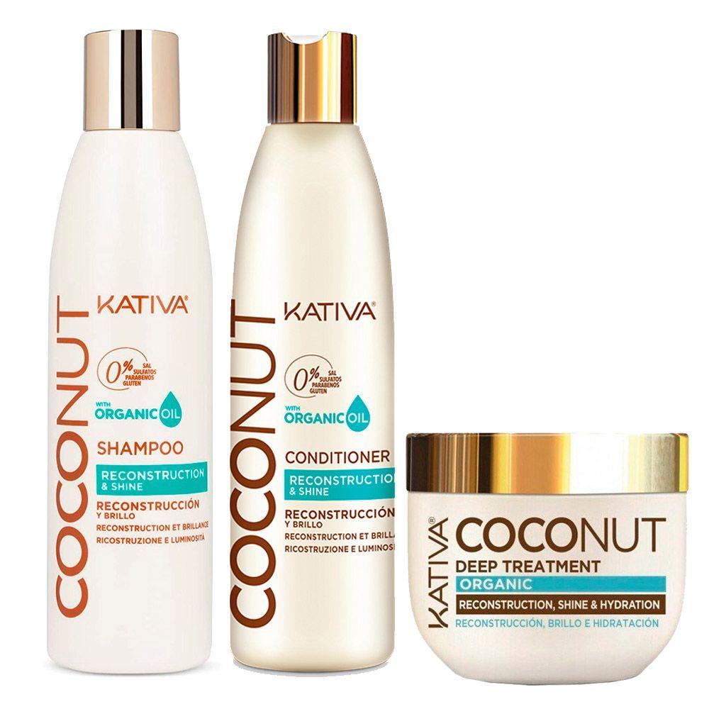Shampo+acondi+tratamiento profundo coconut re Kativa CVL-0