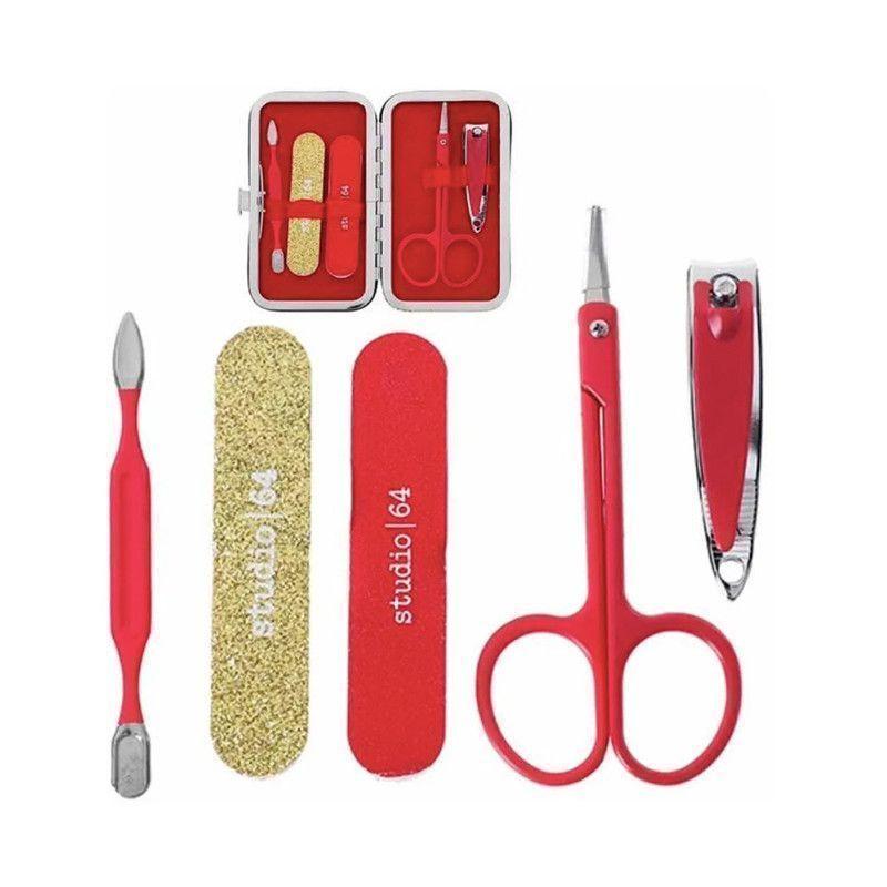 Set Manicure uñas repujador Lima y tijera-0