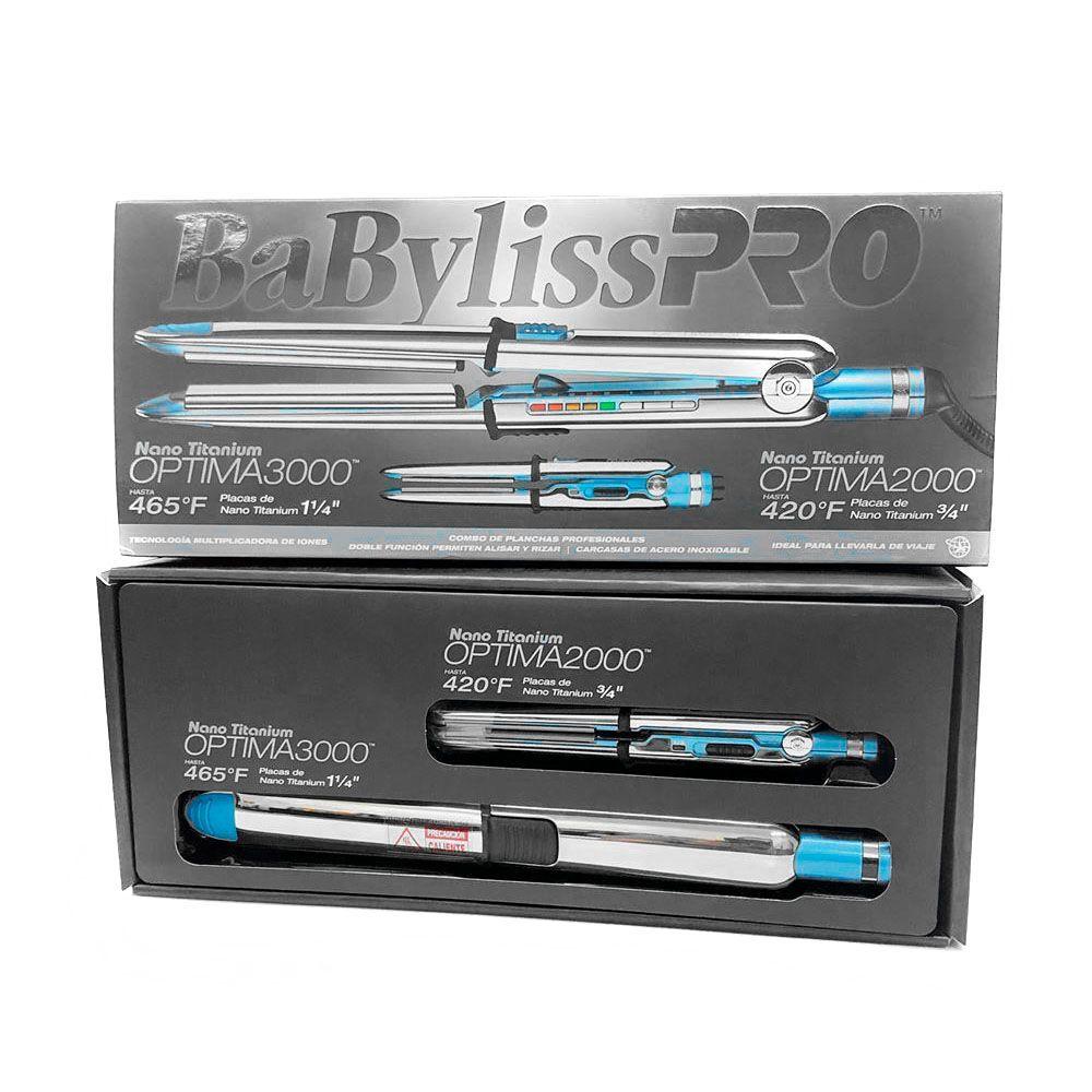Plancha Pelo Óptima 3000 + Mini 2000 Babyliss-0