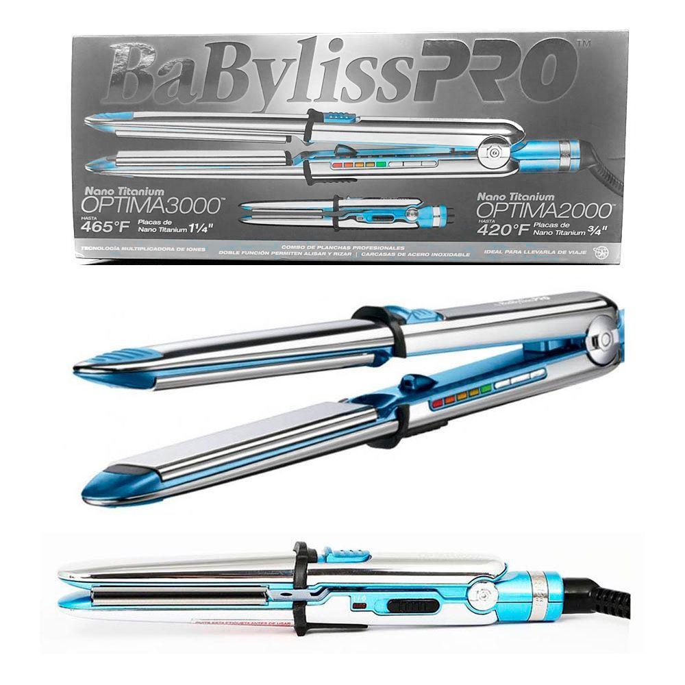 Plancha Pelo Óptima 3000 + Mini 2000 Babyliss-1
