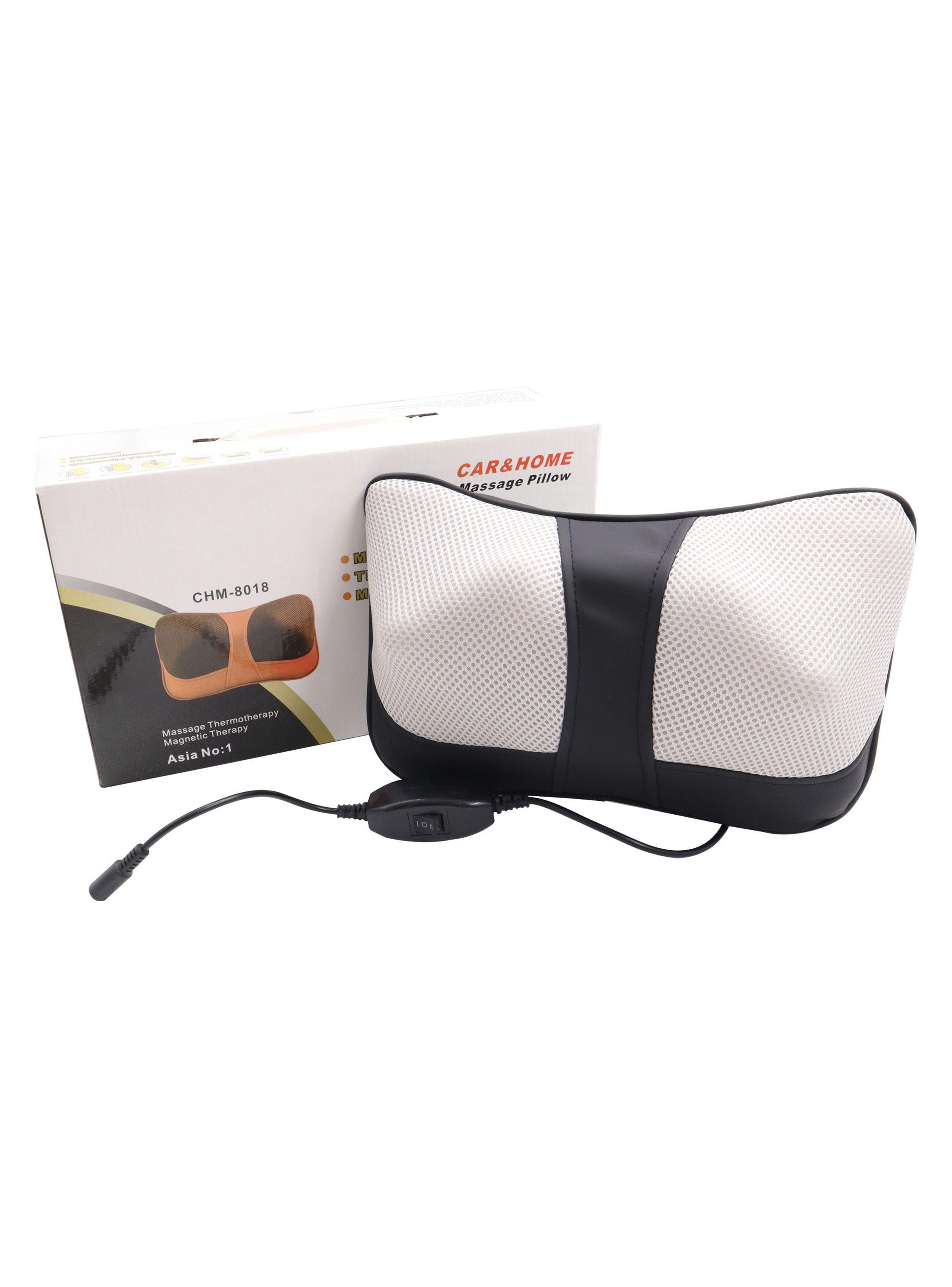 Cojin masajeador termico lumbar cervical terapia magnetica-0