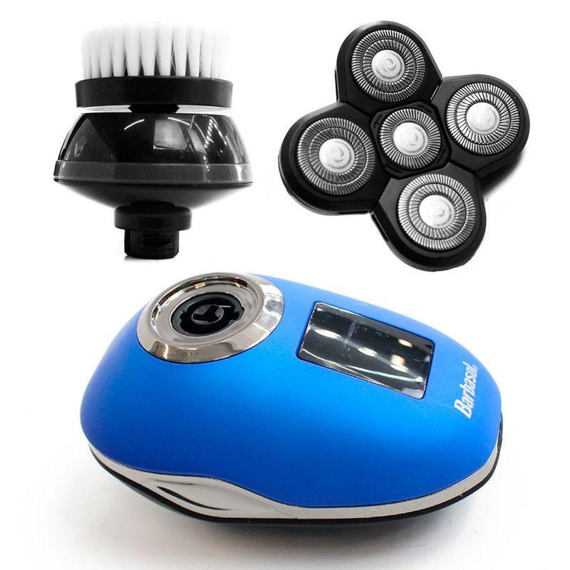 Afeitadora de cabeza giratoria recargable USB Barbasol-6