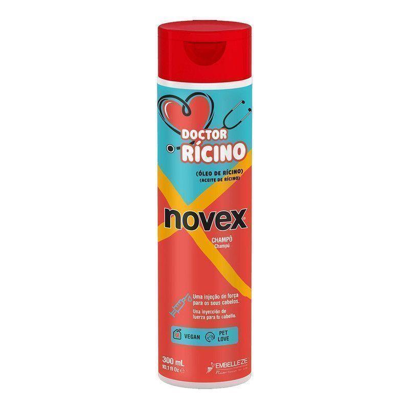 Shampoo Sin Sal Vegano Con Aceite Ricino Novex-0