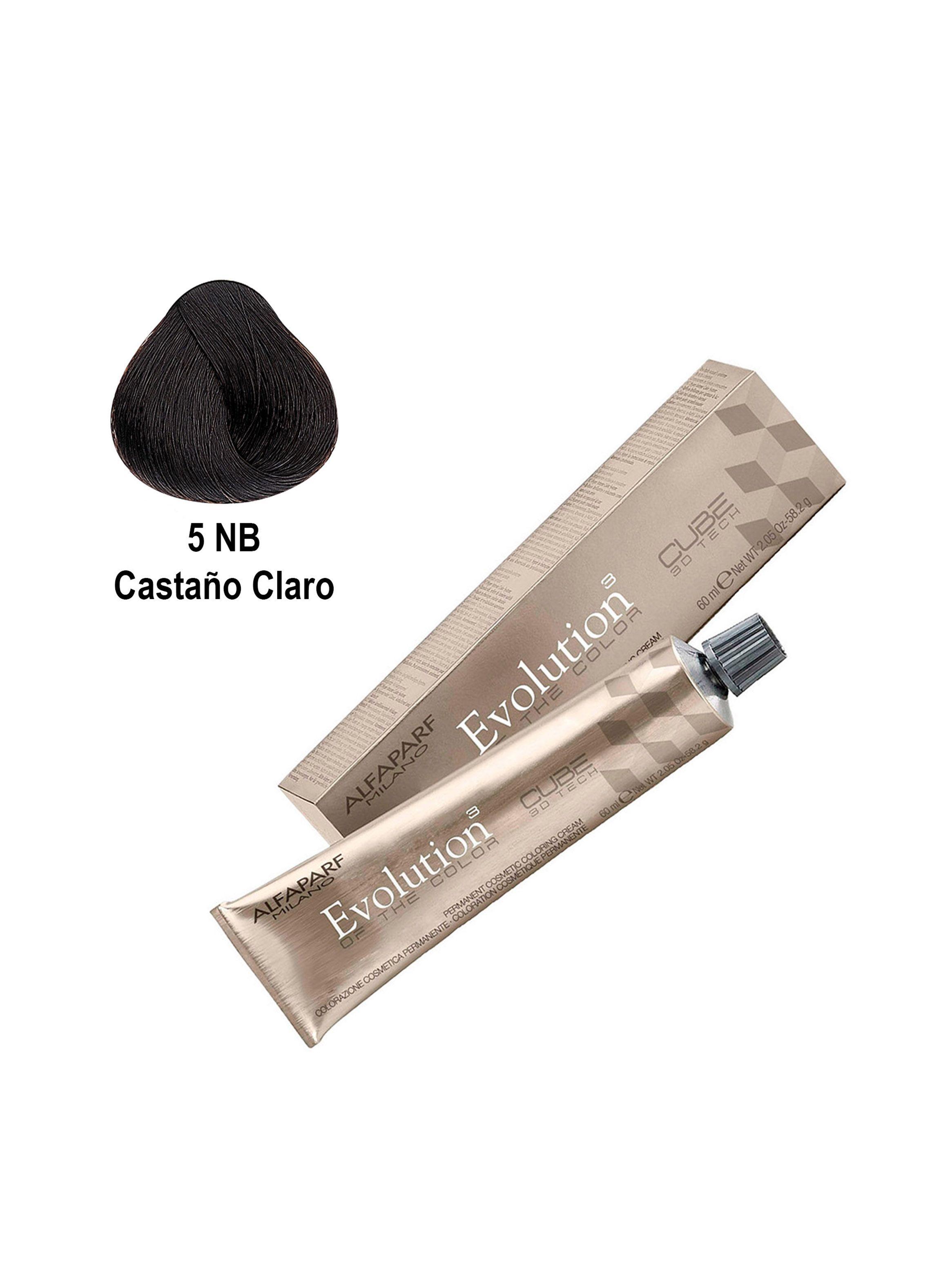 Tintura Profesional Alfaparf Evolution N°5NB + Agua 20v-2
