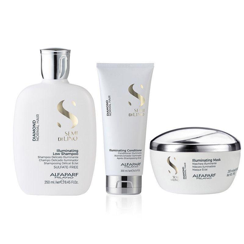 Kit Shampoo + Acondicionador + Máscara Alfaparf-0