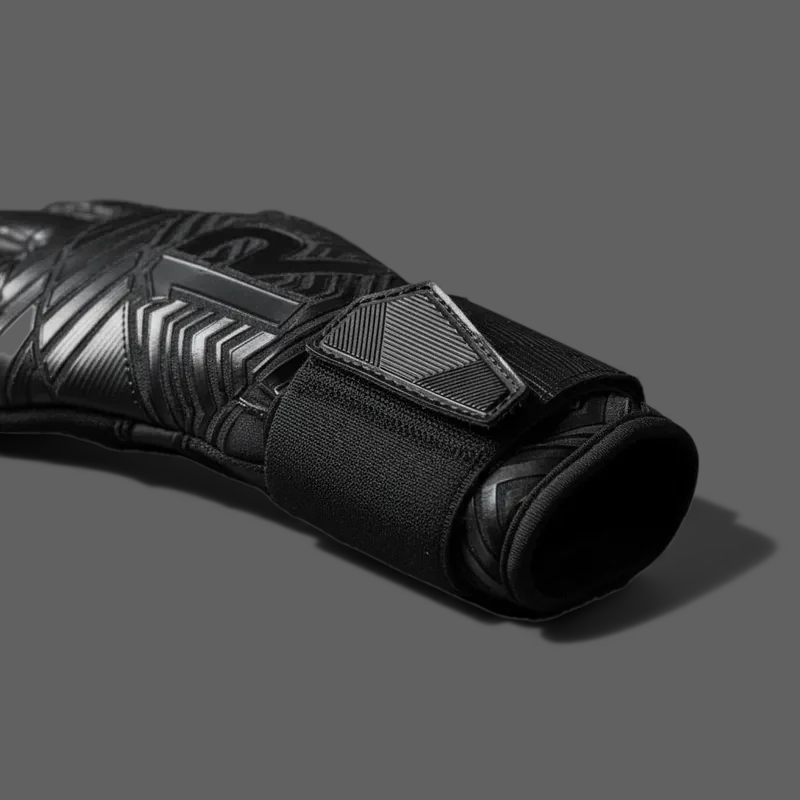 Guantes Arquero Profesional L tex Contact 4MM Alem n Negro Raw Goalie-2