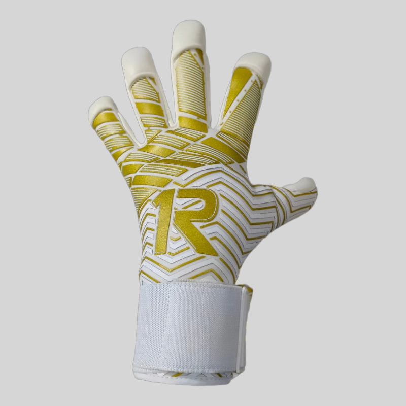 Guantes Arquero Profesional Latex Contact 4MM Aleman  Dorado Raw Goalie-0