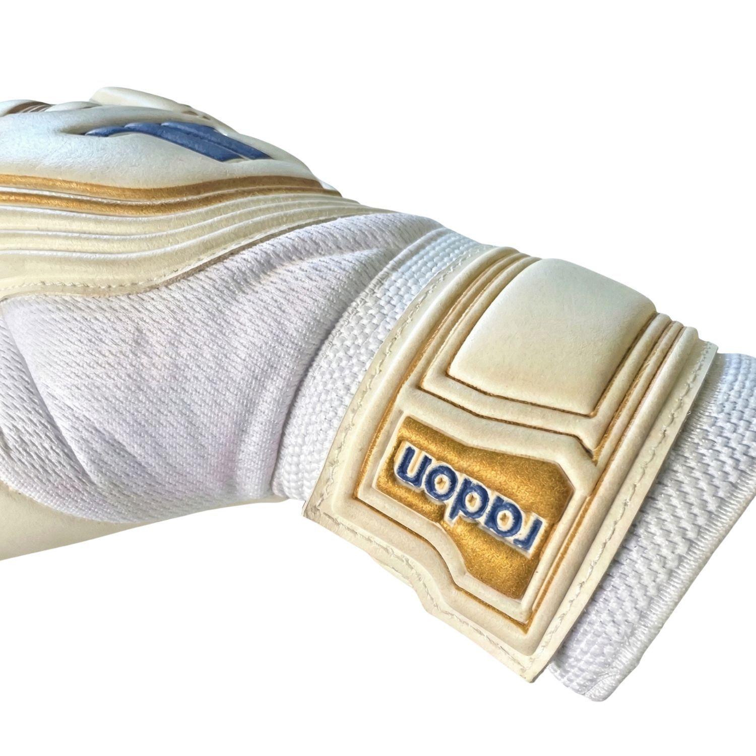GUANTES DE ARQUERO PROFESIONAL RADON CK WHITE LATEX NATURAL 3MM-2